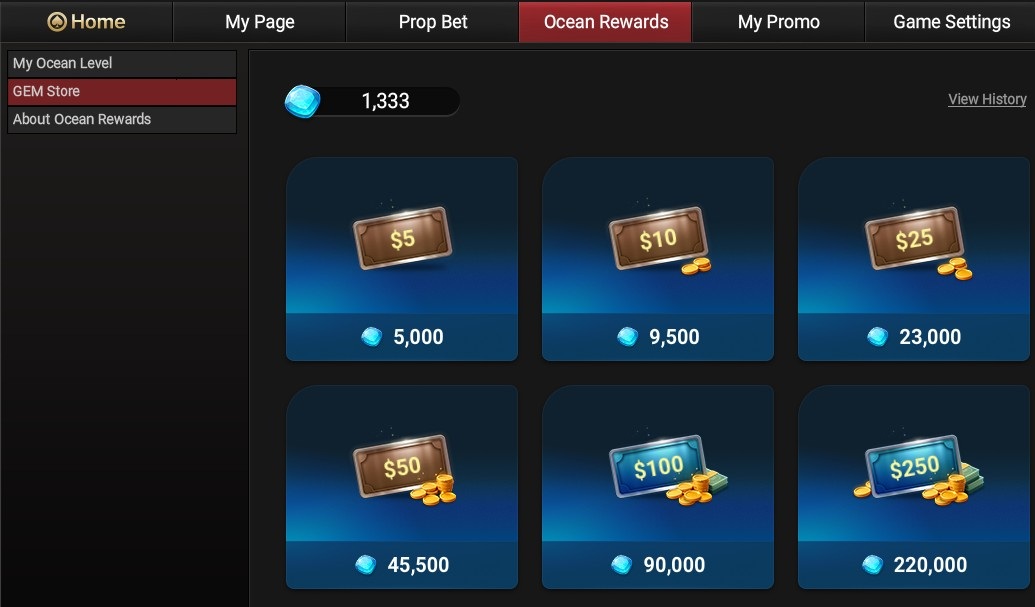 Ggpoker Gems Store