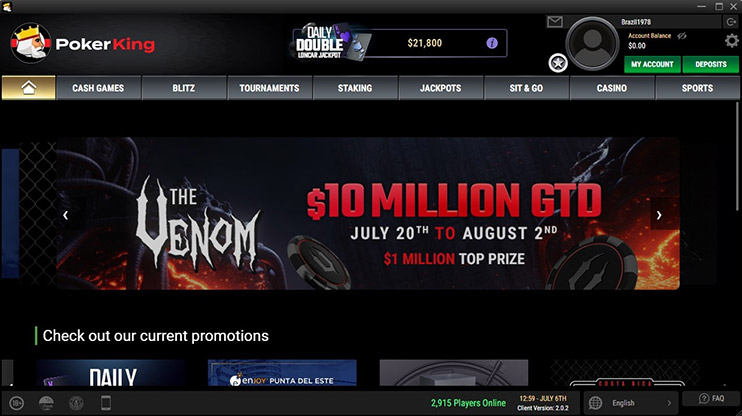 Poker King новое главное лобби