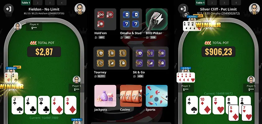 Winning Poker Network launches its full-fledged Android mobile client