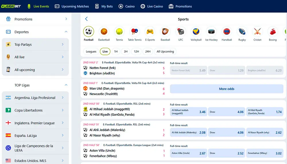 Jugabet Sportsbetting