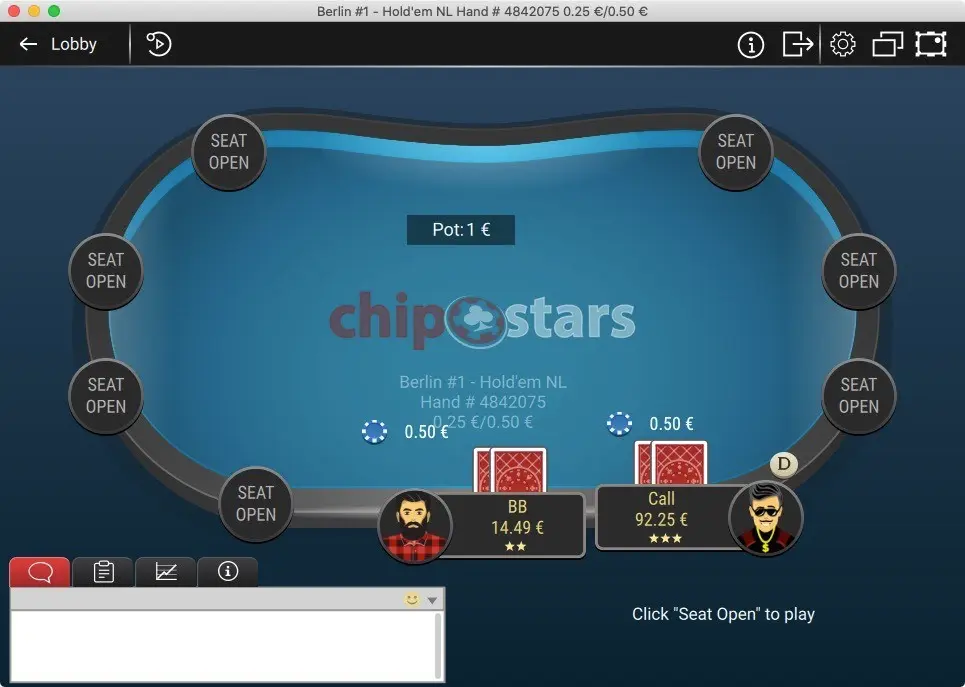 Chipstars Poker table