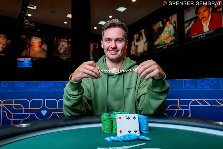 Mitchell Hynam gana el Event 100 Super Turbo Wsop 2025