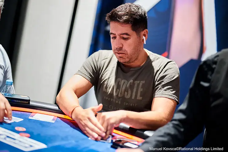 El argentino Diego Aro se sitúa 10º en el chip count de este US$1.500 Monster Stack y también tiene intactas sus opciones de llegar a ser finalista del torneo