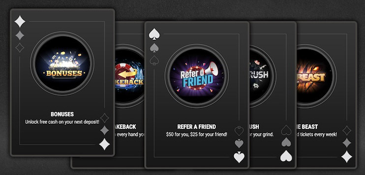 Americas Cardroom My Account Rewards Bonuses