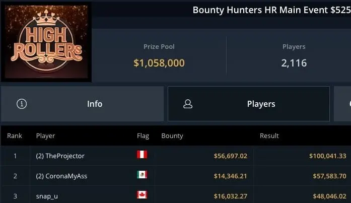 Cobro de Diego Ventura de $100,000 en GGPoker