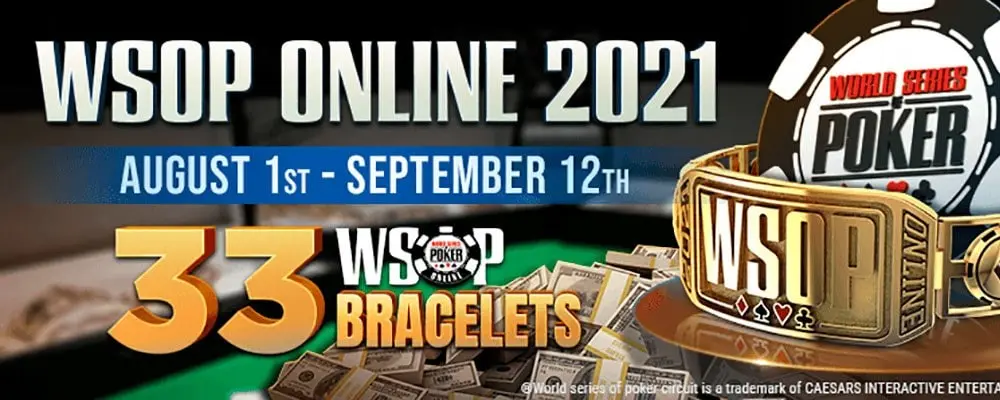 Полное расписание WSOP Online 2021 в GGpokerok