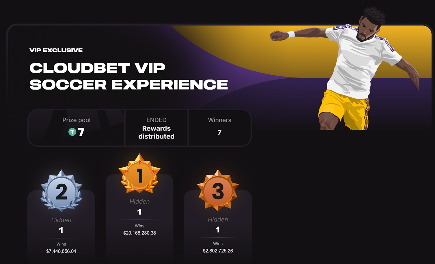 Cloudbet VIP Soccer Wxperience