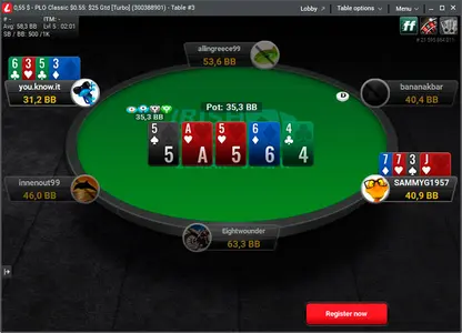 Ladbrokes Poker Omaha Table Ru