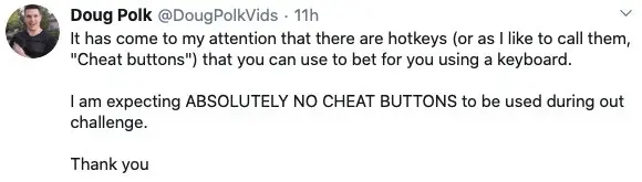 Doug Polk Cheat Buttons