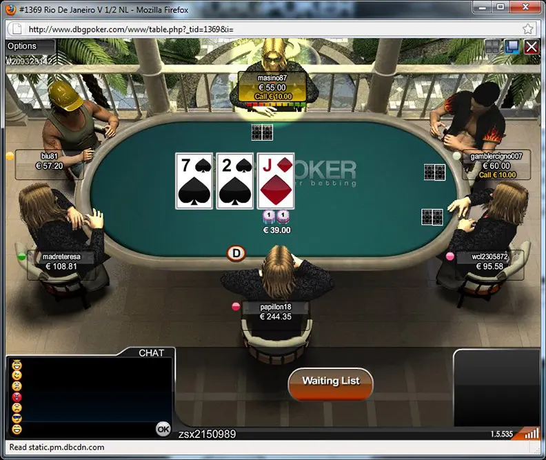 Dbg Poker 6 Max Table Ru