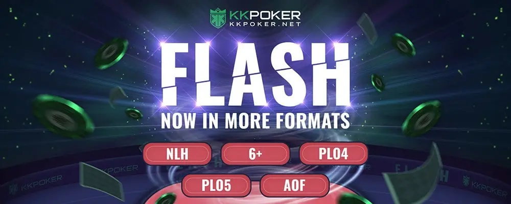 KKPoker presenta póker rápido en Omaha, AoF, y 6+ Hold'em