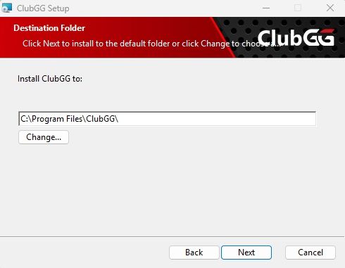 Clubgg Windows Installation step 2