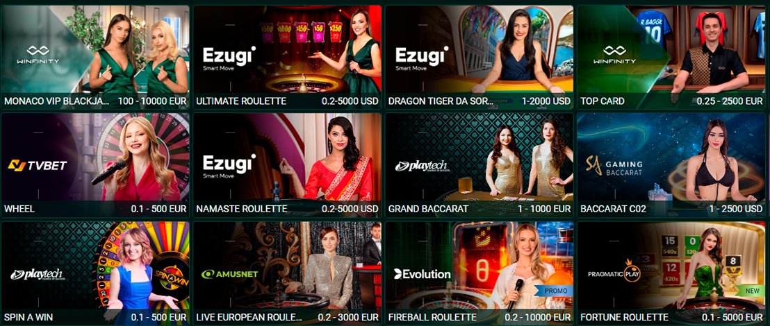 Spin Better Casino Live Games