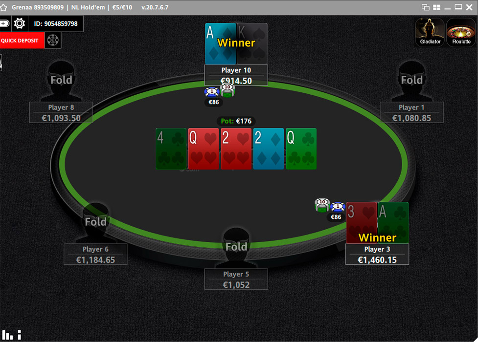 Paddy Power Poker Holdem Table En