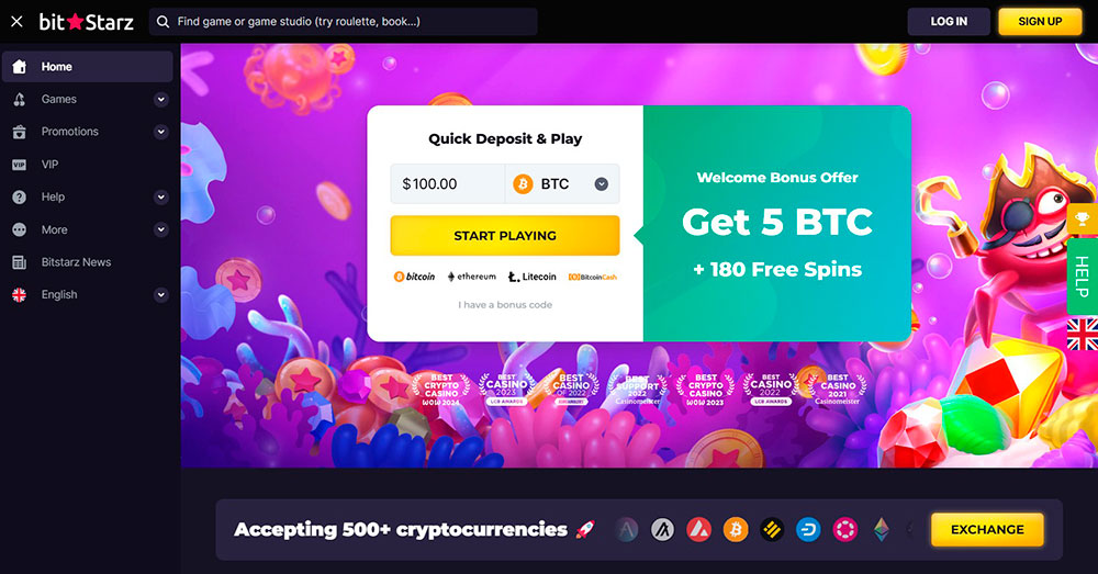 Bit Starz Casino Experiencia de usuario