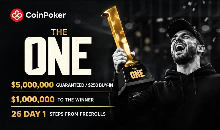 The One 5m Gtd Largest Tournament in Coinpoker History