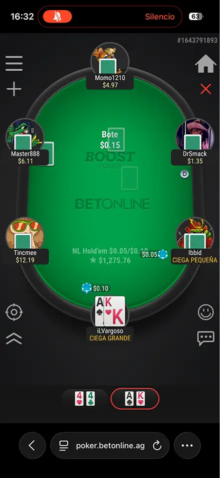 Betonline Poker мобильное приложение