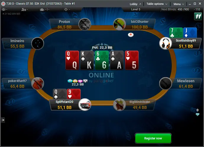 Optibet Poker 8 Max Table En