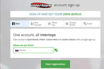 intertops регистрация