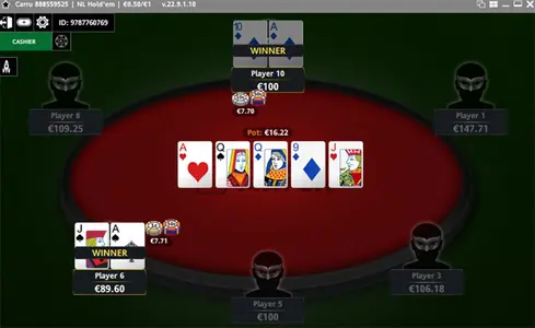 Poker Match Cash Table Es
