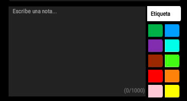 notas de jugador en Smart HUD