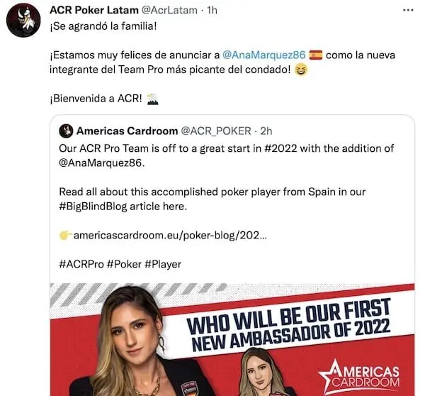 ACR anuncia a Ana Márquez como nueva Team Pro