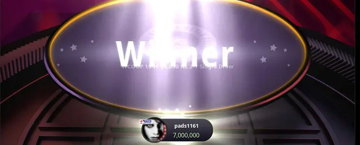 Patrick Leonard gana evento WCOOP 2021