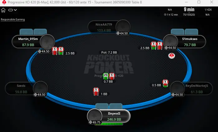 Pokerstars Spain Table
