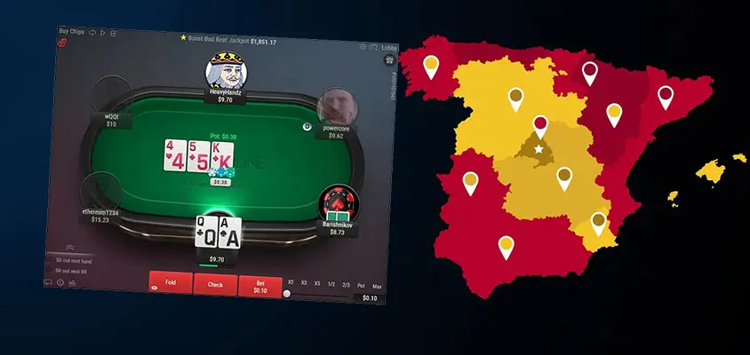 Salas de poker españa