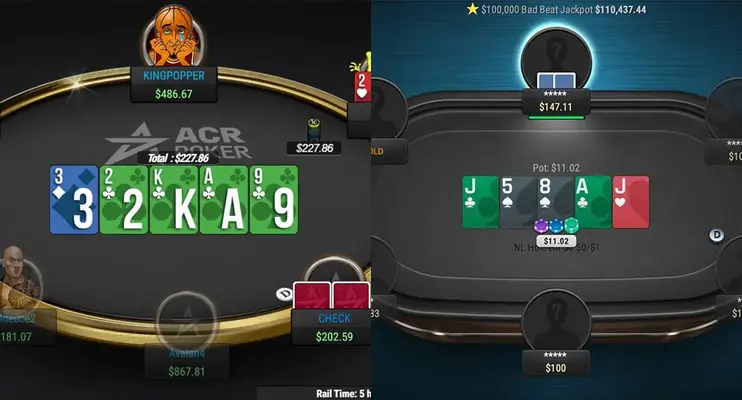 Acr Poker Vs Betonline Tables