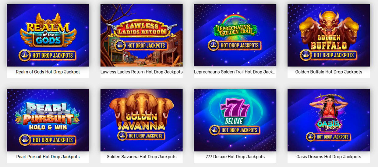 Bovasa Casino Jackpots Games