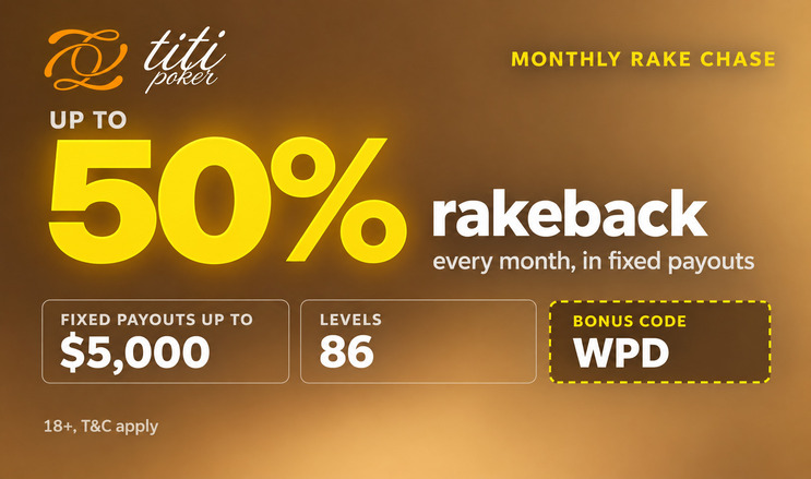Monthly Rake Chase Titi Poker
