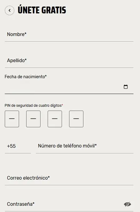 Formulario De Registro Ignition Poker