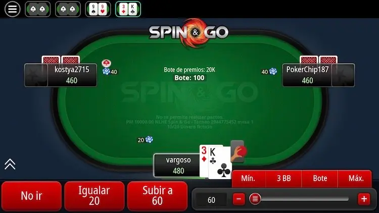 PokerStars iOS Table