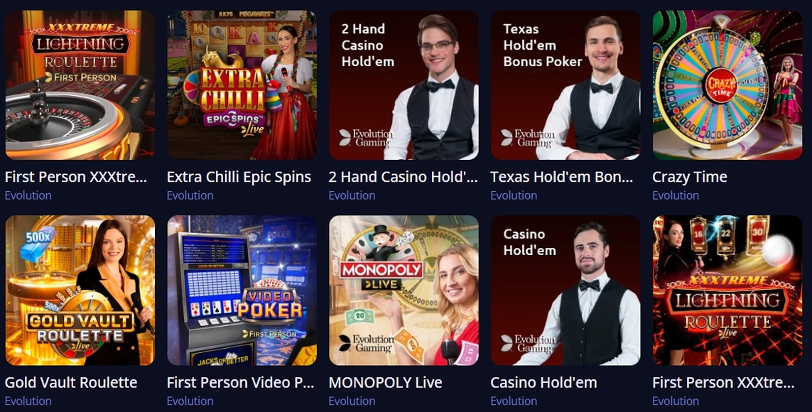 Marvel Casino Live Games
