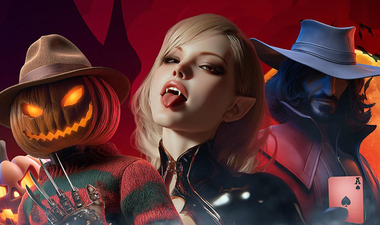 Halloween Festival Poker Planets