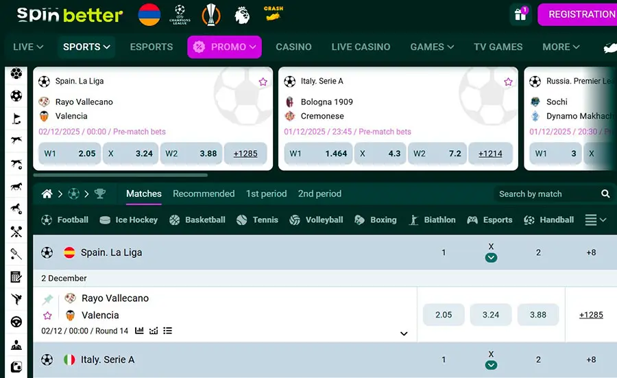 Spin Better SportsBetting