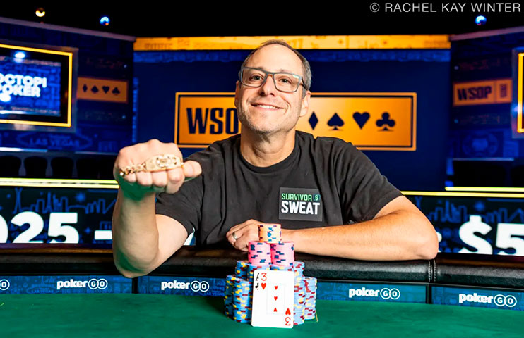 David Odb Baker gana el Evento 40 High Roller Senior de las WSOP 2025