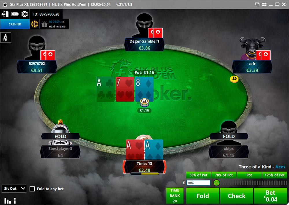 Bestpoker Table 6plus Holdem Es