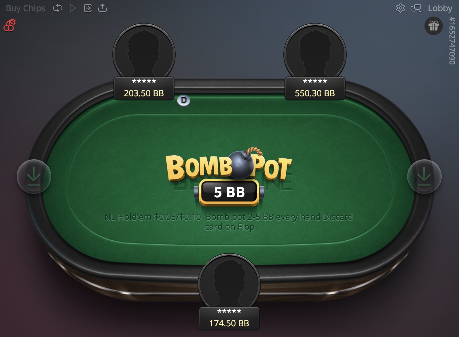 Bomb Pot Table