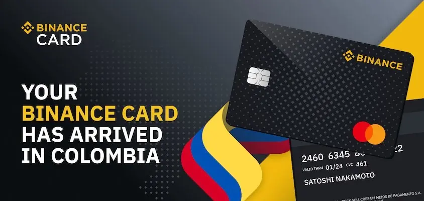 Tarjeta Binance Colombia 1