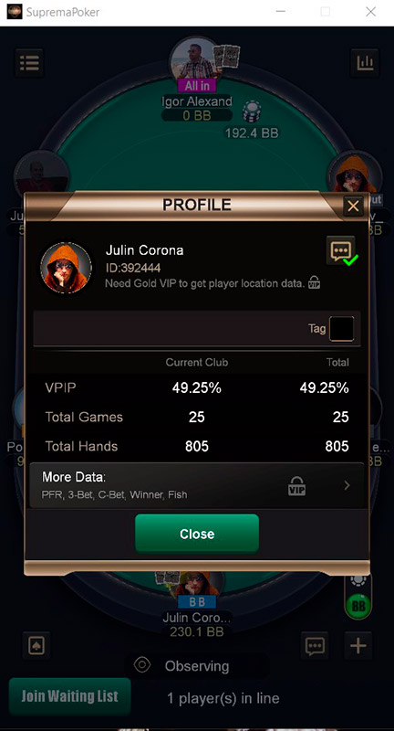 Suprema Poker Profile En