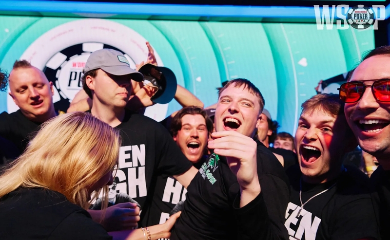 Lucas Jumalon Reaction to Winning Wsop Main Event