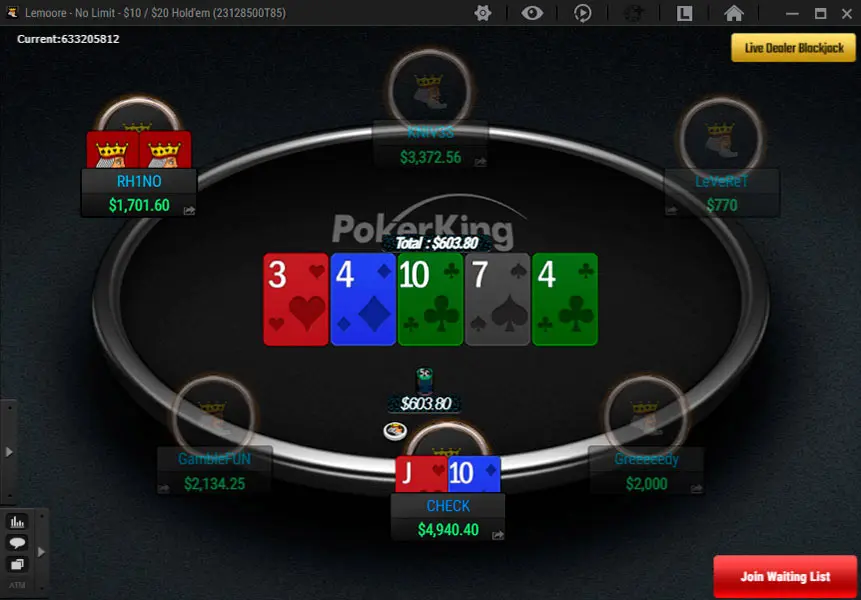 Poker King N L2 K Table En