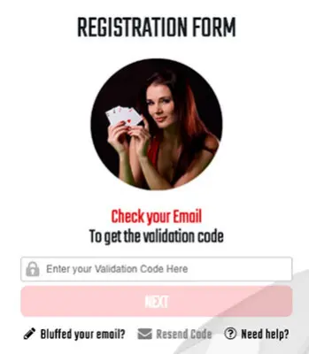 Americas cardroom validation code