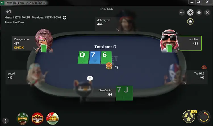 Unibet poker стол