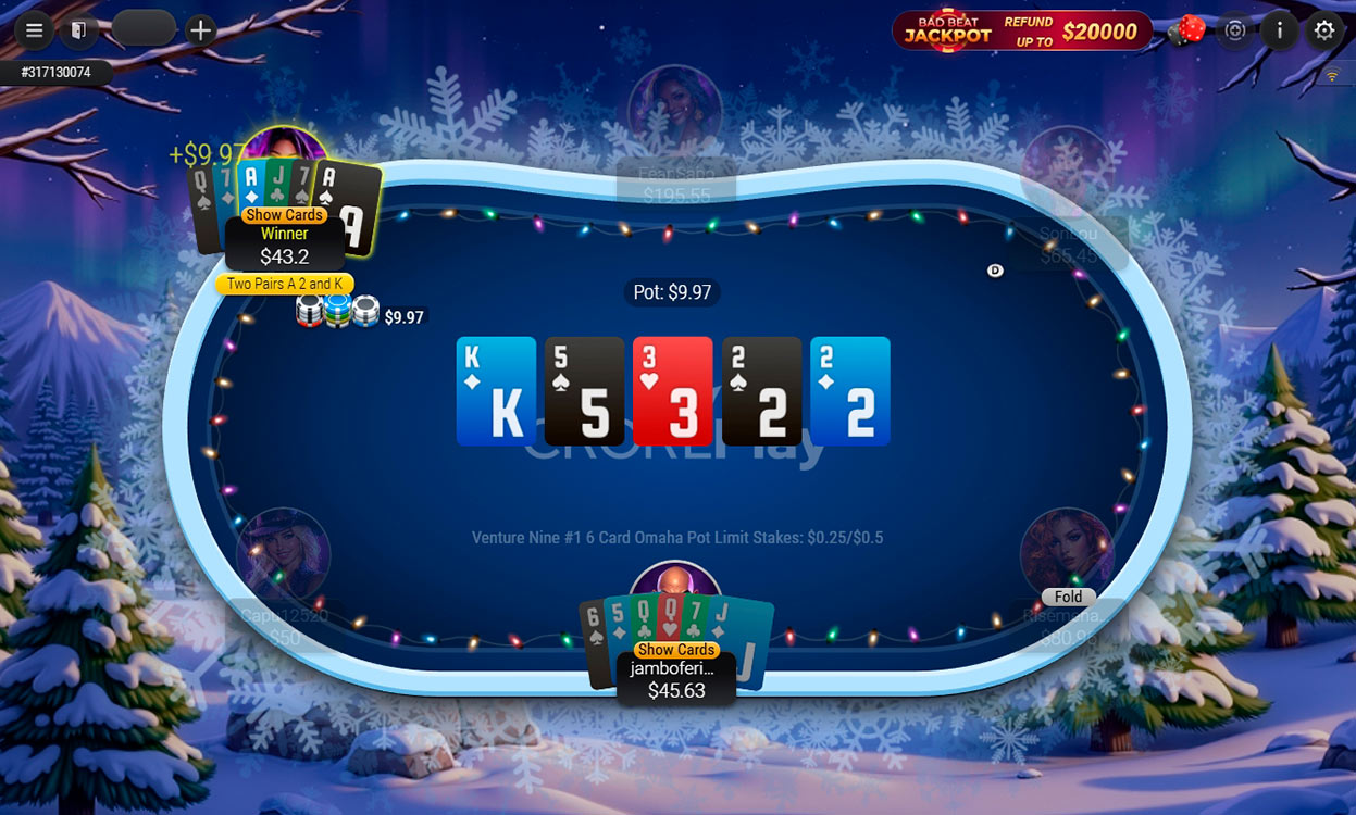 Crore Play Poker Pl O6 Table