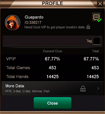 Suprema Poker Stat
