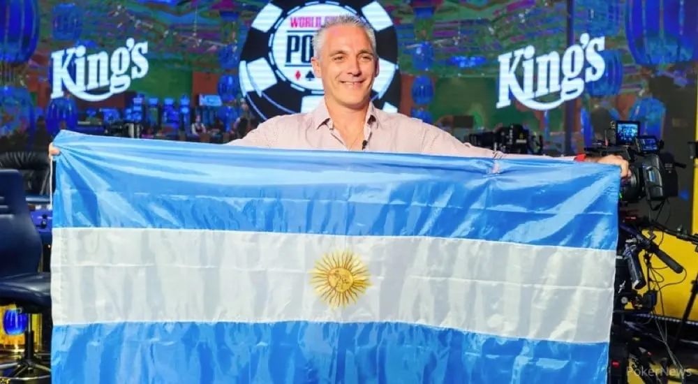 Damián Salas salió campeón del evento principal de la WSOP