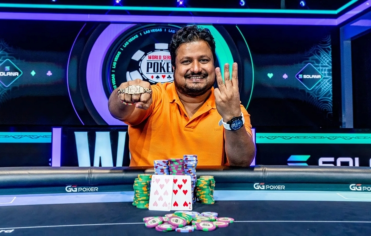 Santhosh Suvarna Wins Event 29 50k High Roller Wsop 2026